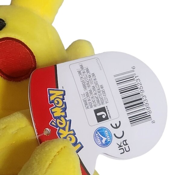 Pokemon Pikachu Plush 8" Officially Licensed Nintendo by Jazwares NWT - Picture 4 of 8